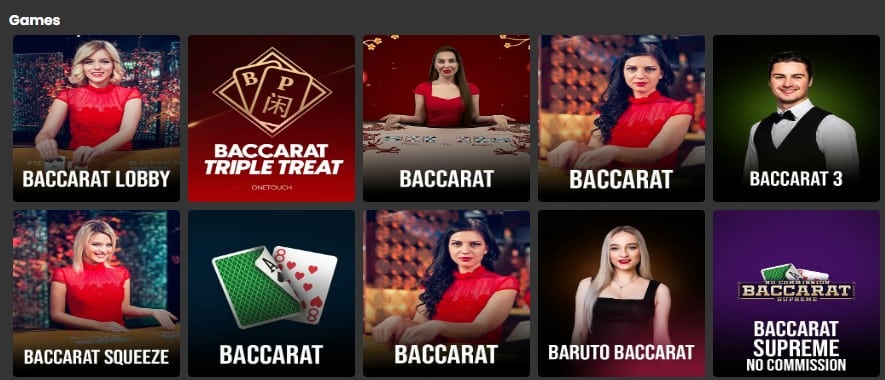 Lucky Block Baccarat
