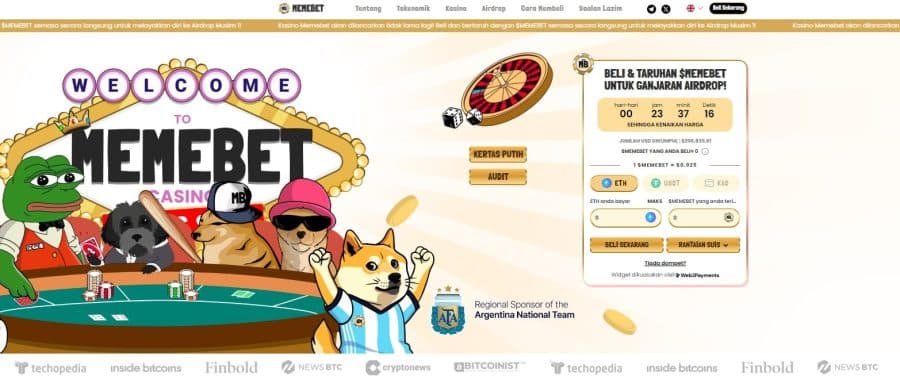 MemeBet Token ($MEMEBET) - Altcoin Terbaik Berasaskan GambleFi