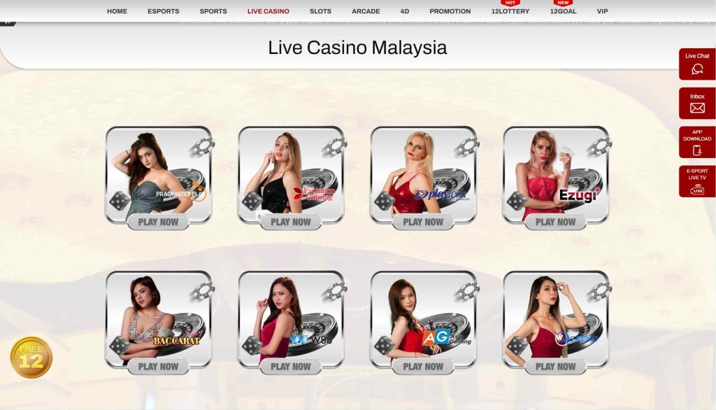 12play baccarat live casino